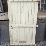 19th-century solid oak barn door