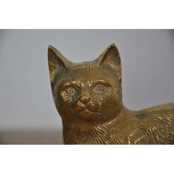 Chat En Laiton Selency Chat En Laiton Selency