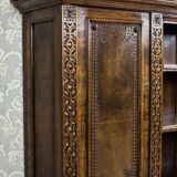 Vintage Oak Bookcase, 1940s