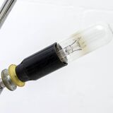 Midcentury Italian Arched Floor Lamp 5 Lights Chrome Metal and Lucite, 1960