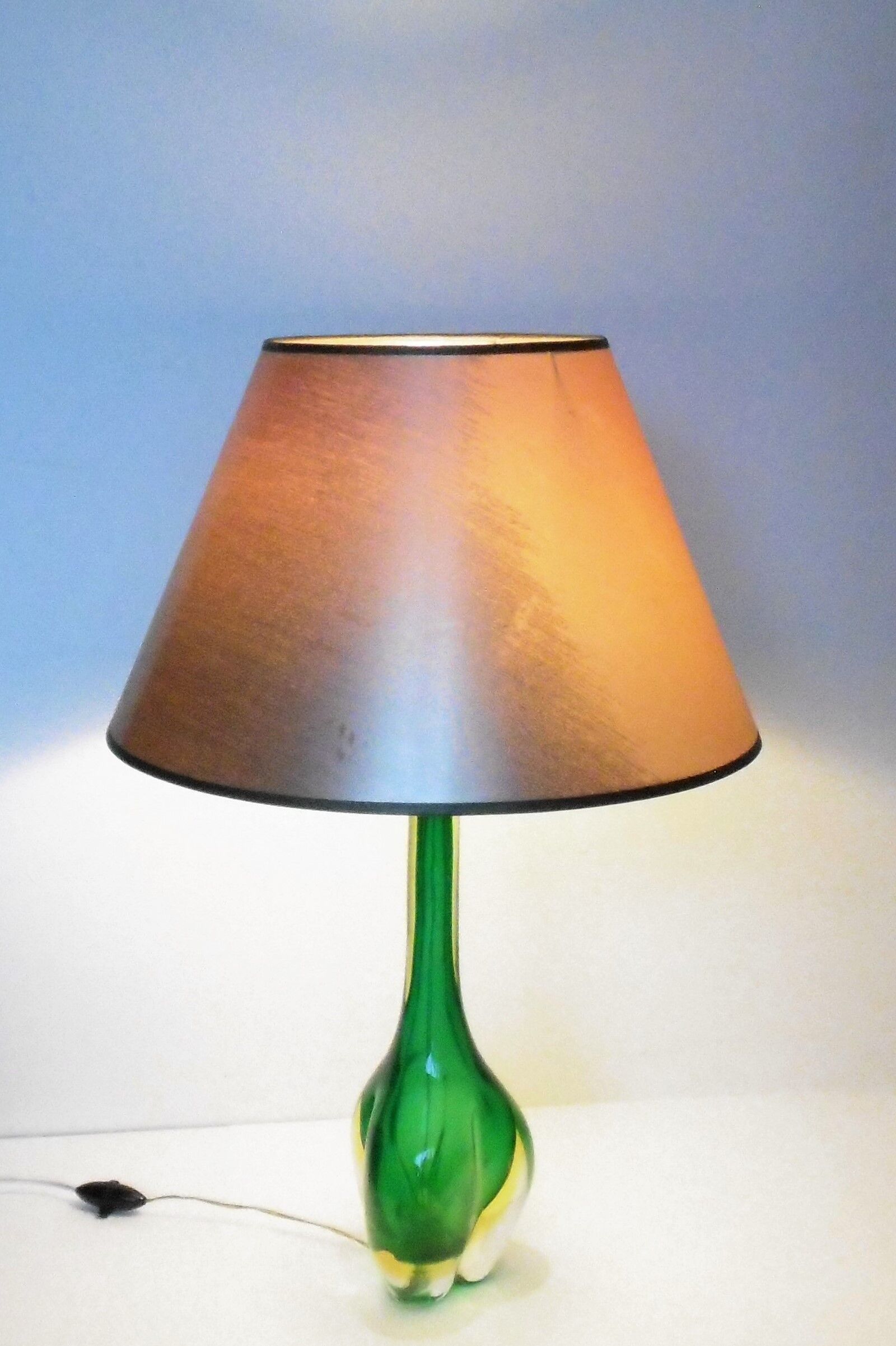Murano Sommerso glass table lamp