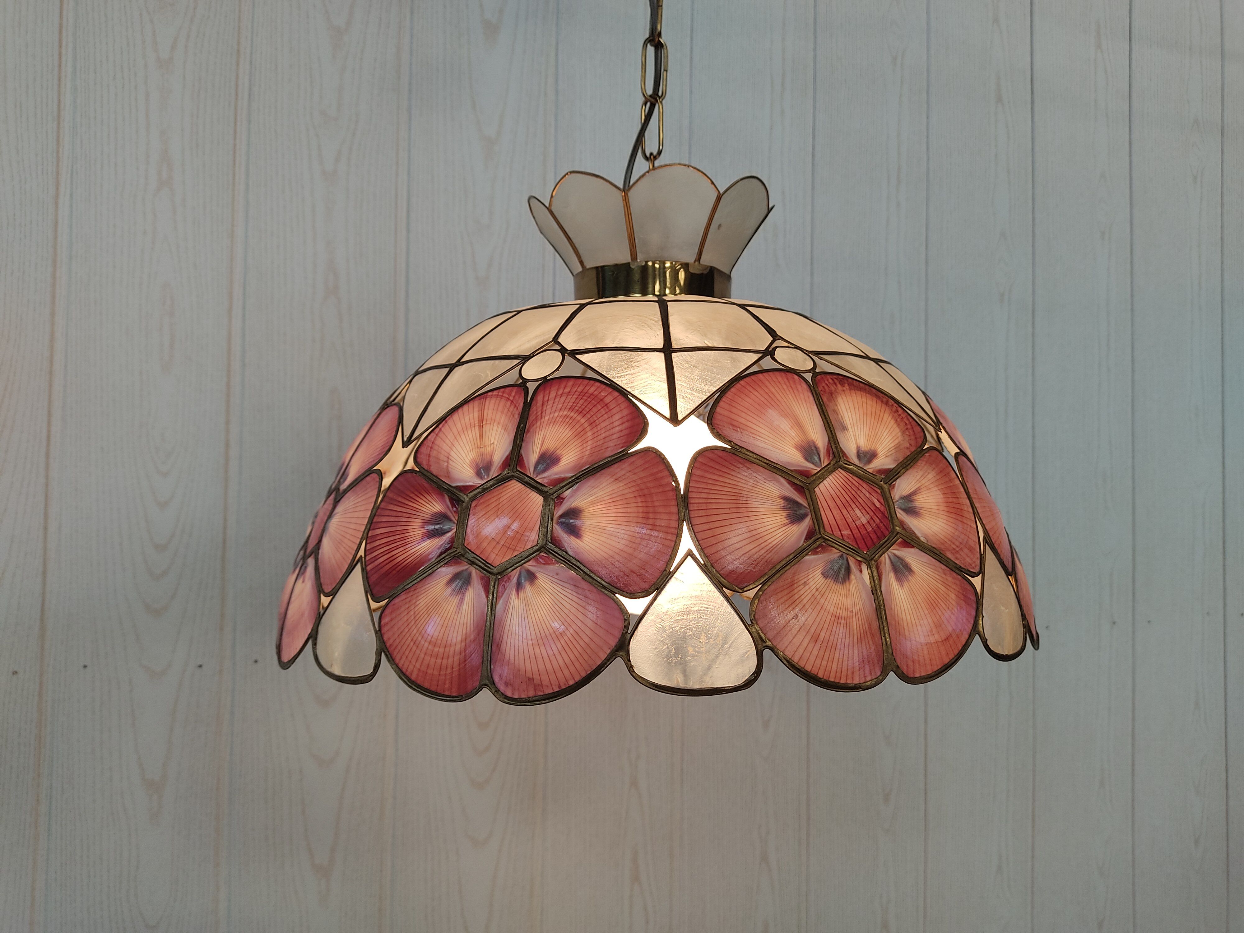 Vintage mother-of-pearl chandelier