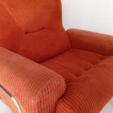 70s corduroy space age armchair