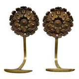 2 coat hooks, bronze