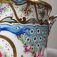 Old Limoges porcelain bowl/pot, hand-painted, M. Carpezat, 1900-1930