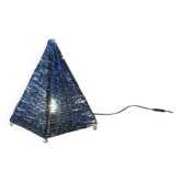 Lampe à poser en mosaïque de verre brut des années 70