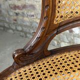 Louis XVI style basket bench