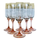 6 flûtes à champagne bicolores Luminarc Véronèse