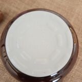 Brown ceramic teapot - vintage