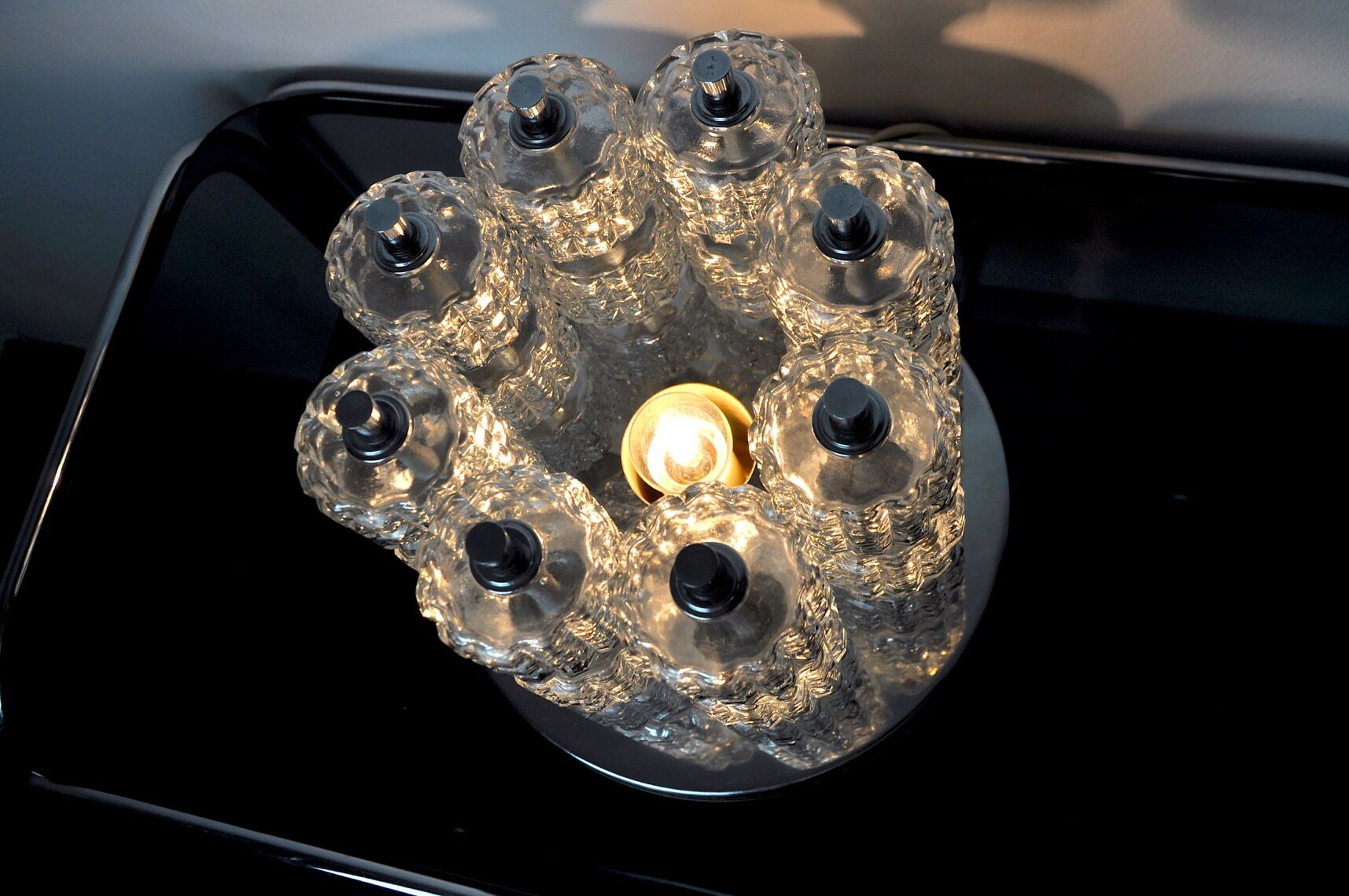 Spiral lamp from sciolari house, Italy, 1970