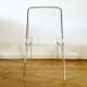 Paire de chaises en plexiglass transparent "Armet Italy"