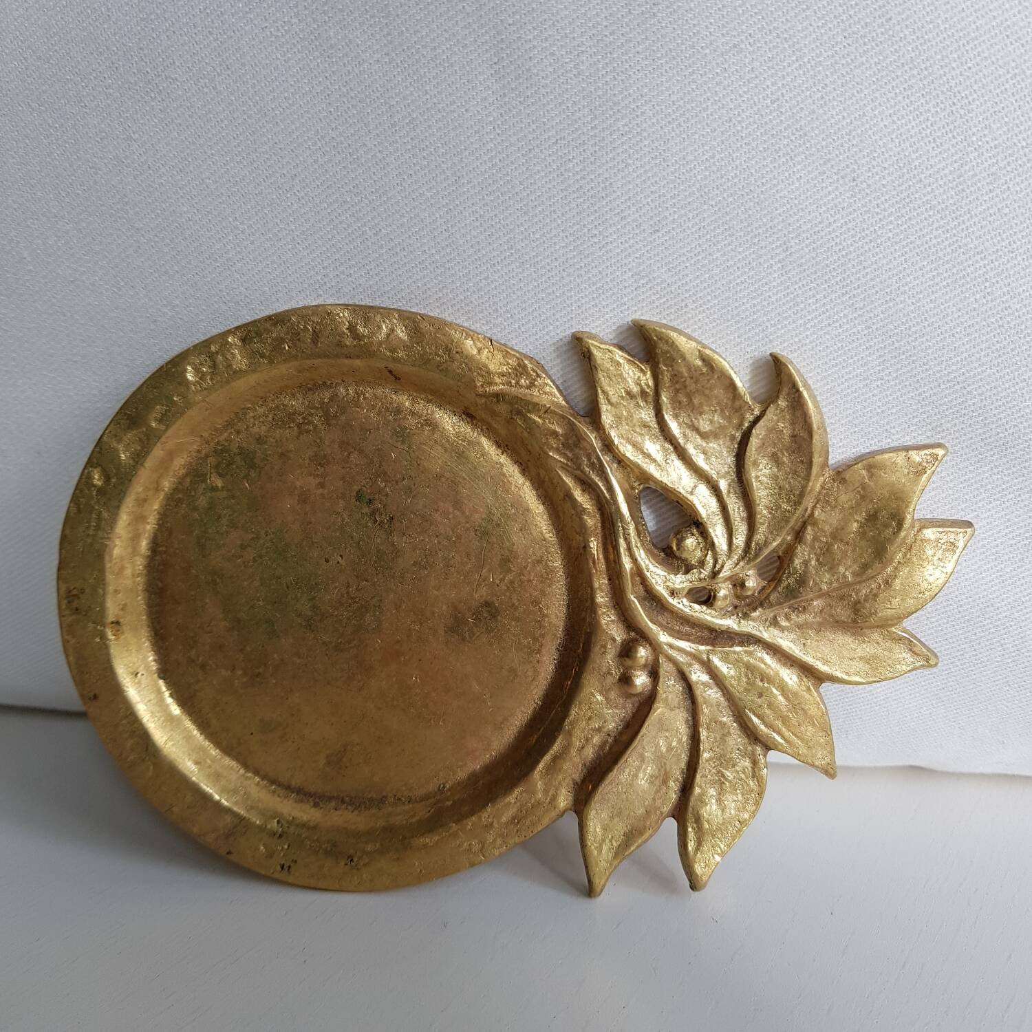 Plateau en bronze doré