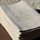 Antique Damask Linen Napkins – Set of 6 - Monogrammed FP
