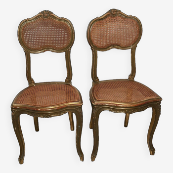 Paire de chaises d'époque 1900