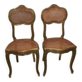 Paire de chaises d'époque 1900