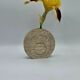 Vase travertin vintage Italie Fratelli Manelli