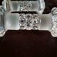5 cut crystal knife holders