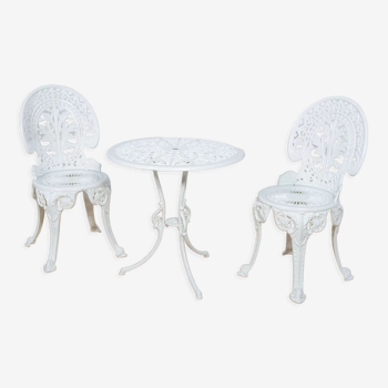 Victorian  Aluminium Garden Chairs, 1950s, Set of 3