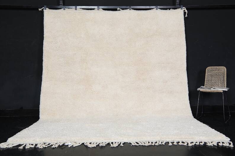 Handwoven Moroccan rug wool - 305 x 205 cm
