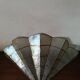 Sconce in mother-of-pearl and brass