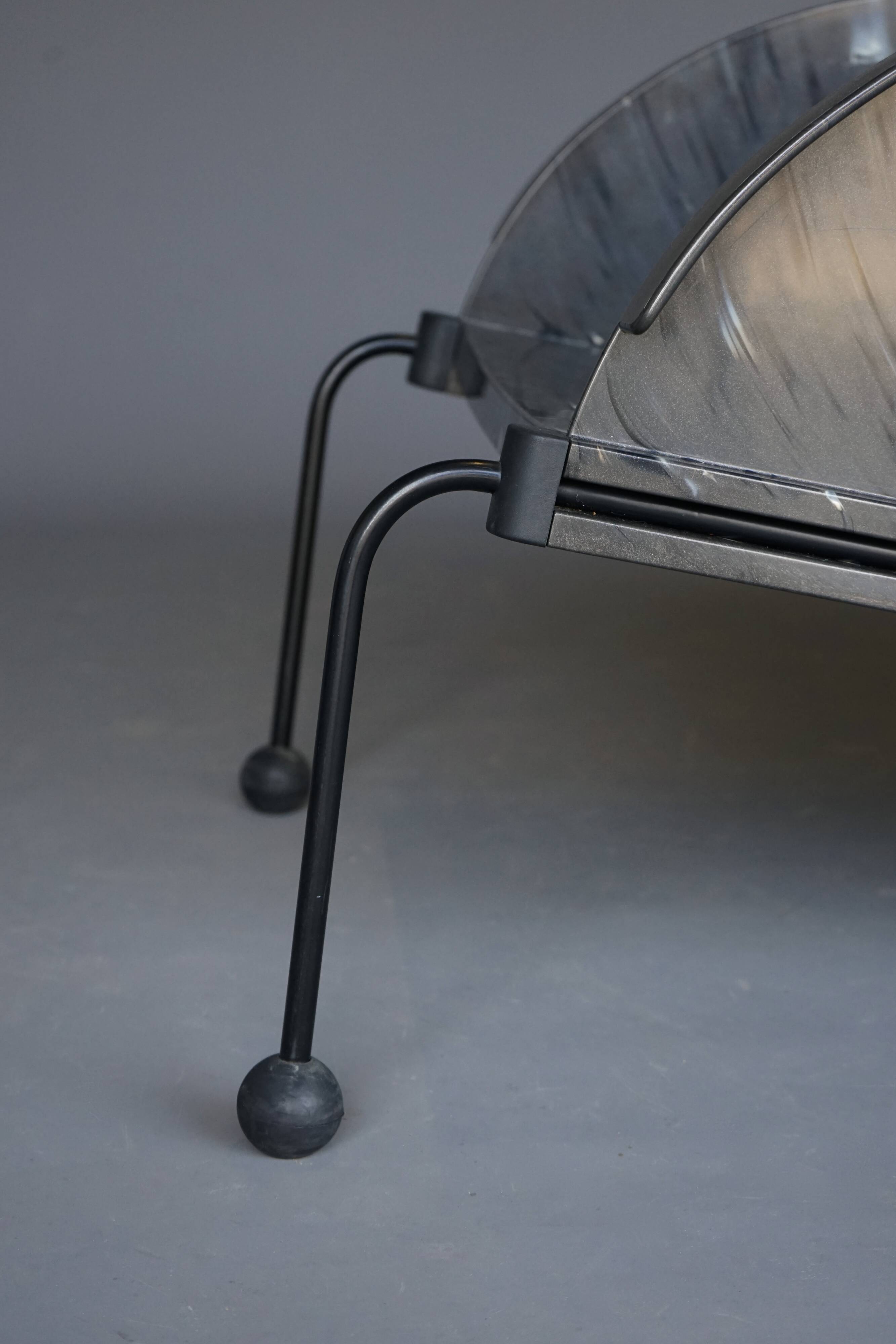 Lounge Chair model 4814 by Anna Castelli Ferrieri for Kartell, 1980s