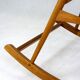 Mid-century rattan rocking chair, 1960s
