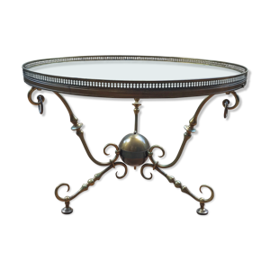 table basse laiton par