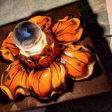 Ceramic flower wall sconce, vintage ceiling light, antique lamp