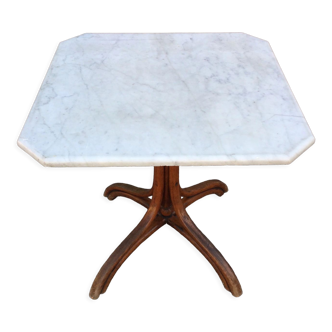 Old coffee table marble top