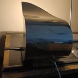 Handcrafted metal lamp, 1970s.