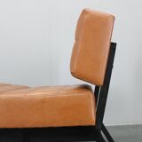 1970s Brevetti IPE Set Of Three RARE Convertible Lounge Chairs, Italy