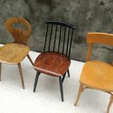 Lot of 6 vintage chairs