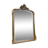 Superb beveled mirror, Napoleon III period, Louis XV style, early 19th century In wood and stu
