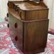 English hairdresser Art Deco walnut