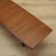 Danish teak sideboard in low architectural form, Scandinavian Modern design, 1970s