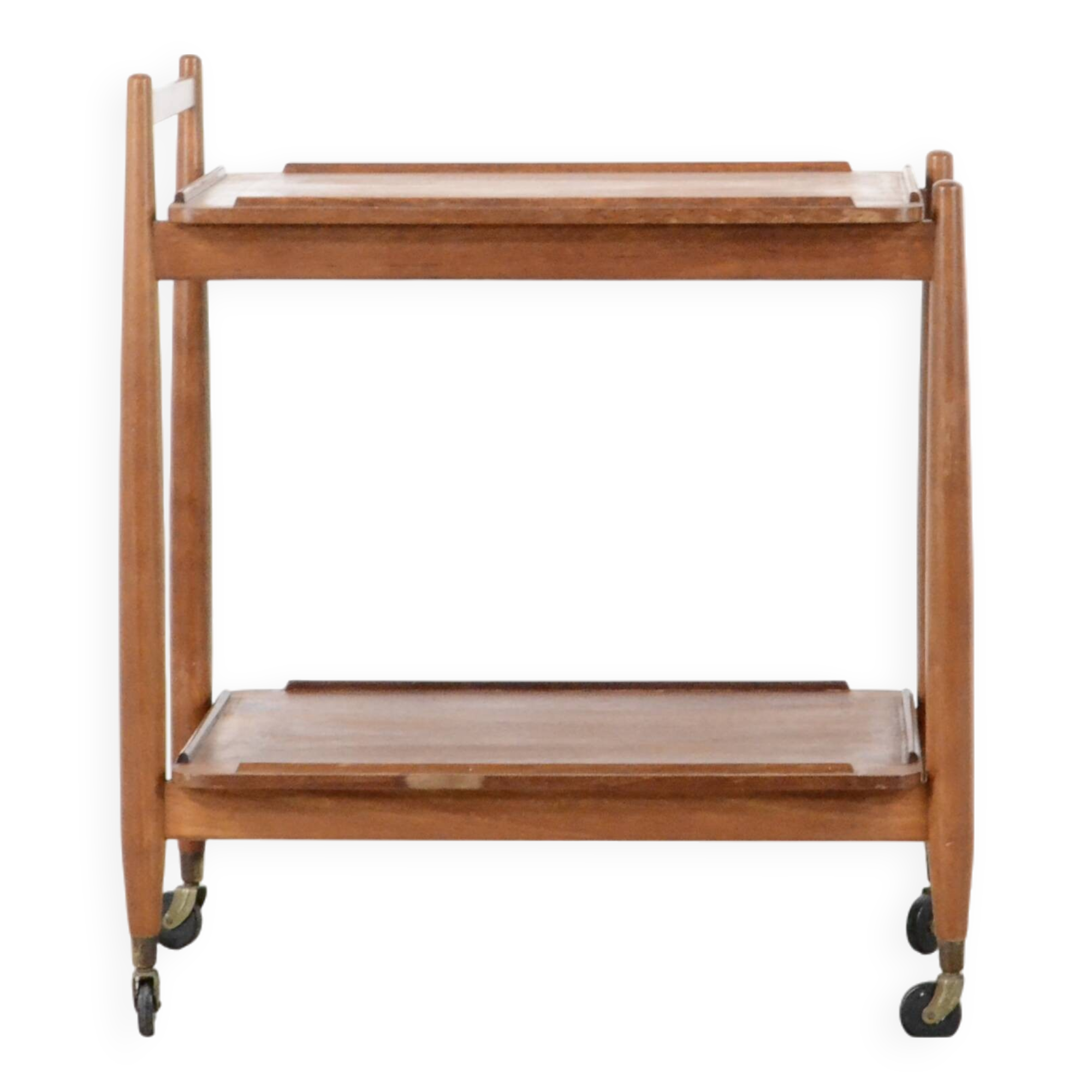 Midcentury White & Newton Teak Cocktail Drinks Trolley / Hostess. Vintage M