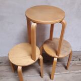 3 Stackable Scandinavian stools