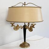 Lampe en laiton doré, style empire - début XXe