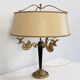 Golden brass lamp, empire style - early twentieth century