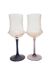 Art Deco wine glasses, Poland, 1930s, set of 2