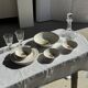 Vintage fruit salad service consisting of a bowl and 7 small dishes.
