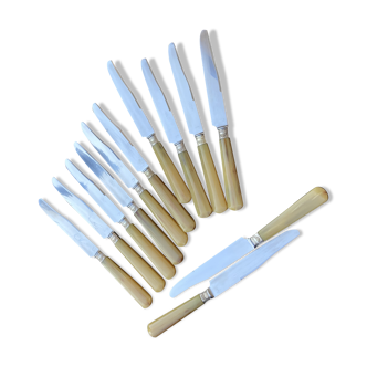 Box 12 old steel knives Fontenille Périgueux
