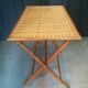 Salon de jardin imitation bambou
