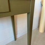 Green wooden dressing table