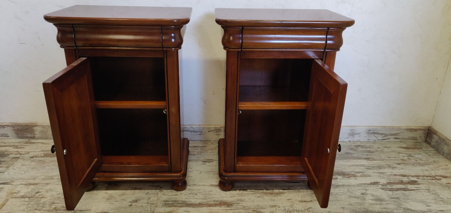Cherry bedside tables