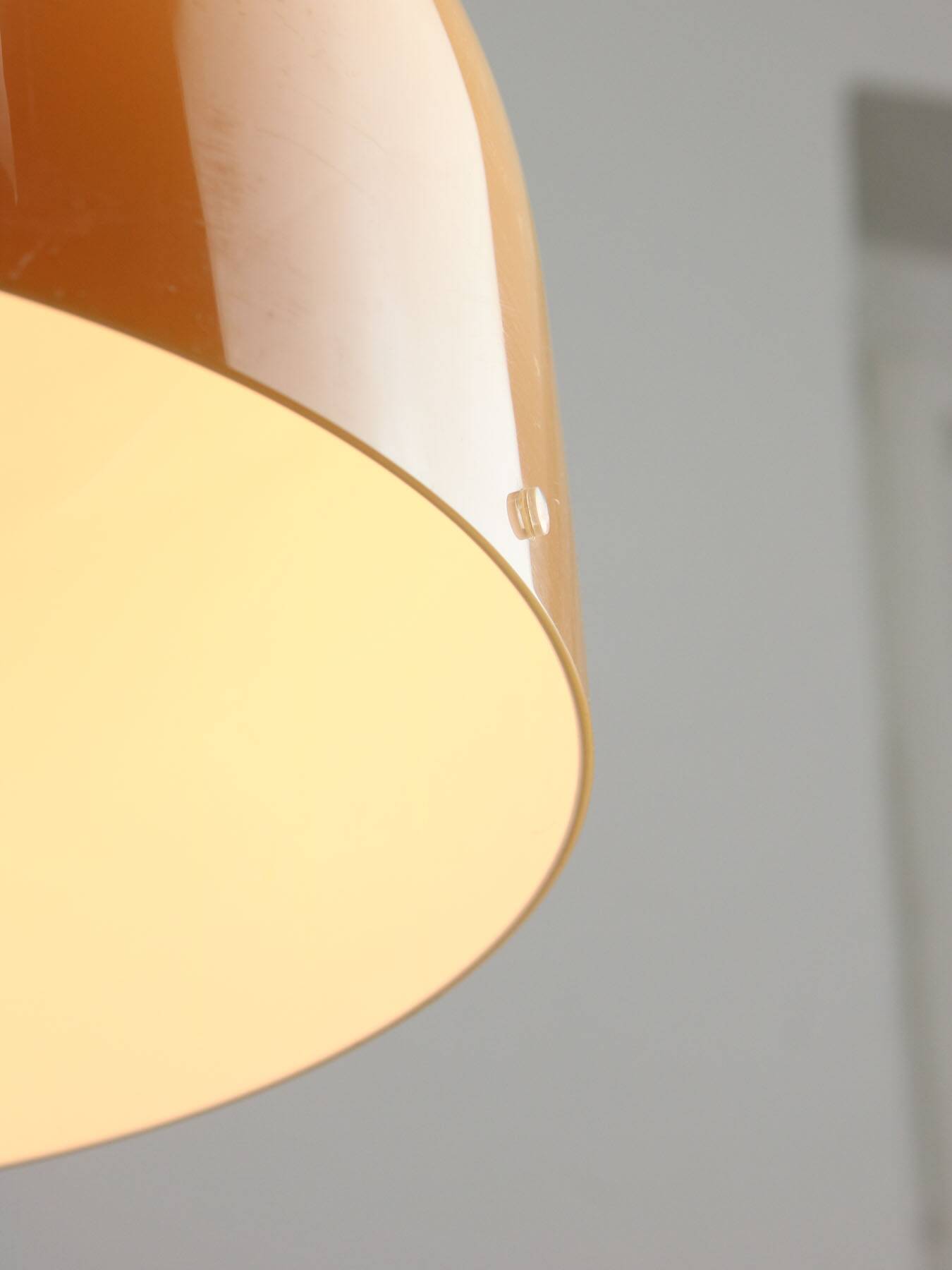 Space Age Brown Pendant Lamp from Guzzini, 1960s