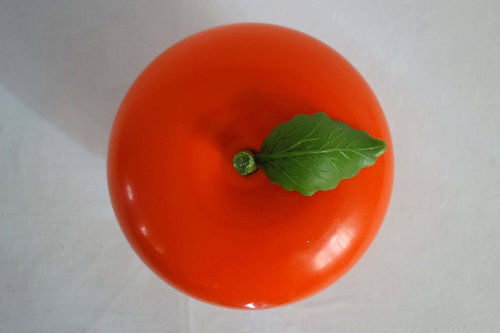 Vintage Orange Apple Ice Bucket