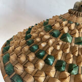 Japanese straw hat pendant lamp