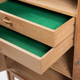 Midcentury Danish cabinet in oak by Kurt Østervig for Vamo 1960s