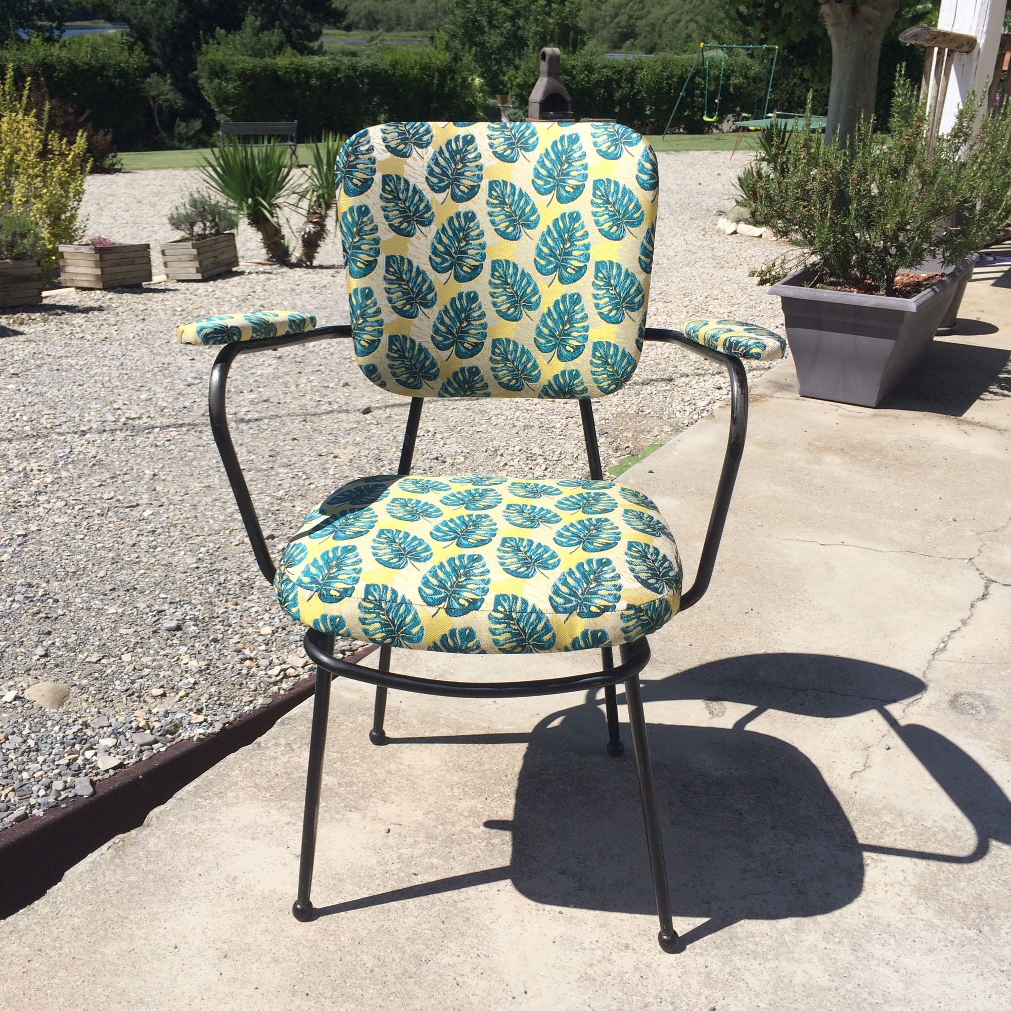 Old restored administration chair - 50s